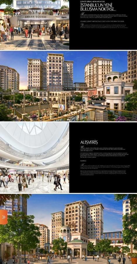 Serviced Luxurious 3+1 In Address Emaar Square Istambul Exterior foto