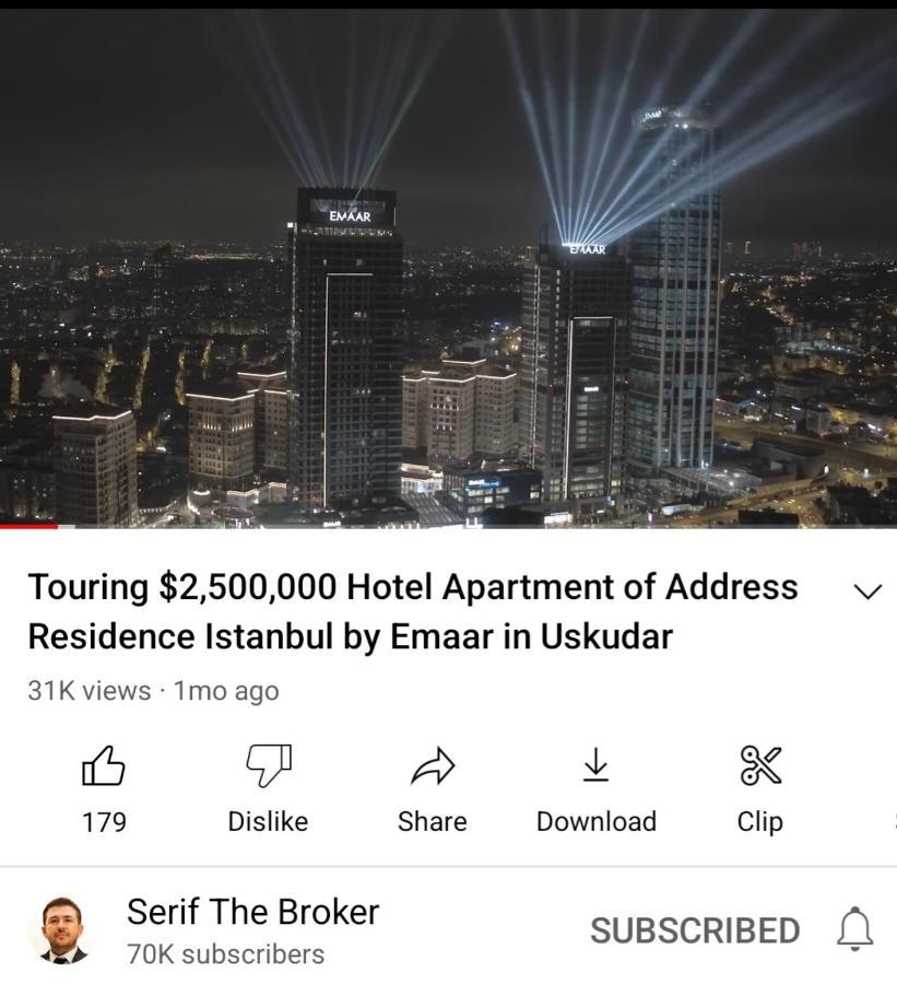 Serviced Luxurious 3+1 In Address Emaar Square Istambul Exterior foto